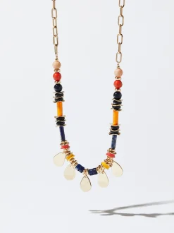 Necklace With Semiprecious Stone|Parfois New
