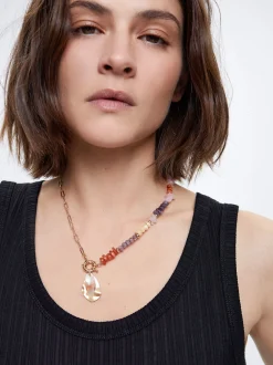 Necklace With Semiprecious Stone|Parfois Best Sale