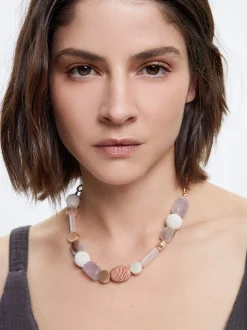 Necklace With Semiprecious Stone|Parfois Discount