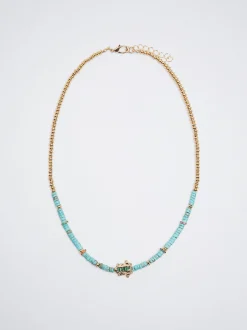 Necklace With Stone And Zirconia|Parfois Online
