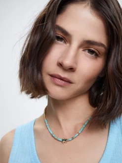 Necklace With Stone And Zirconia|Parfois Online