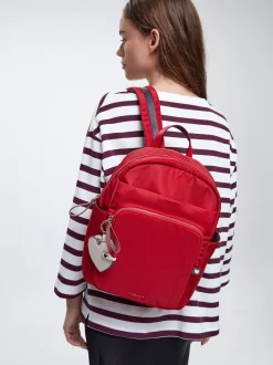 Nylon Backpack With Heart Pendant|Parfois Best Sale
