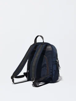 Nylon Backpack With Pendant|Parfois Outlet