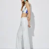 Nylon Flare Trousers|Parfois Hot