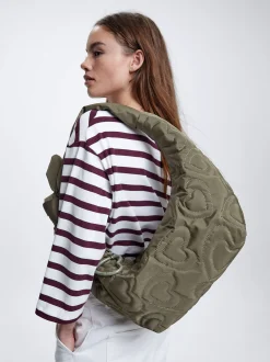 Nylon Heart Shoulder Bag|Parfois Flash Sale