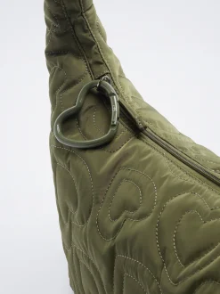 Nylon Heart Shoulder Bag|Parfois Flash Sale
