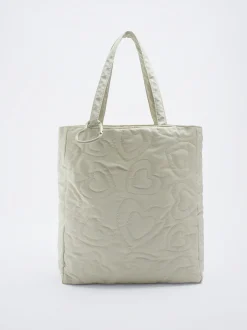 Nylon Heart Tote Bag|Parfois Fashion