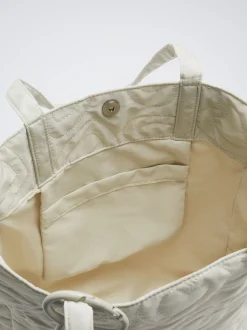 Nylon Heart Tote Bag|Parfois Fashion
