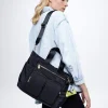 Nylon Shopper Bag With Pendant|Parfois New