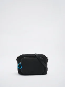 Nylon-Effect Crossbody Bag|Parfois Online