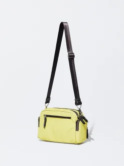 Nylon-Effect Crossbody Bag|Parfois New