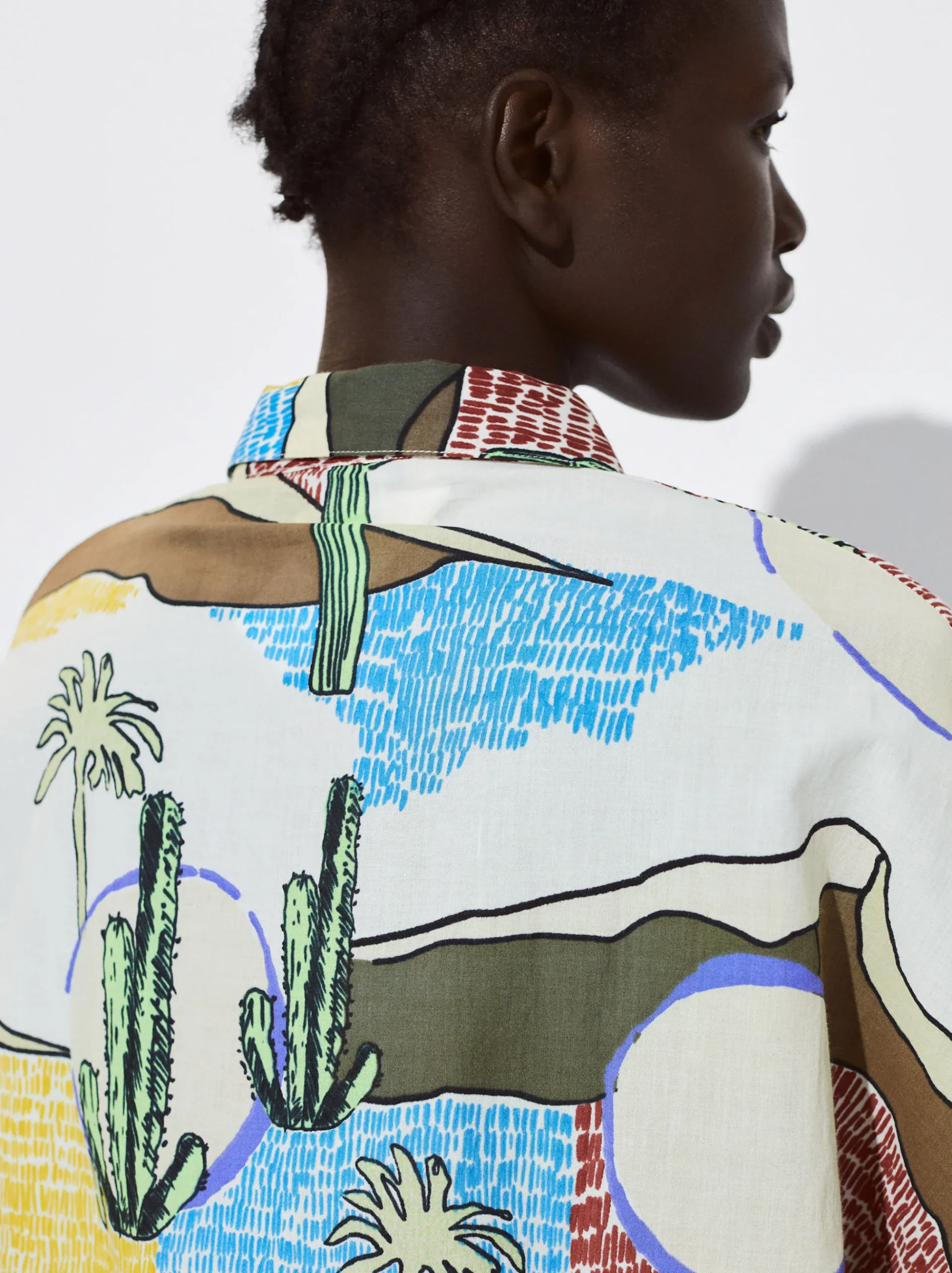 Organic Cotton Printed Shirt|Parfois Sale