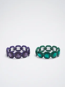 Pack Of Bracelets With Crystals|Parfois Outlet