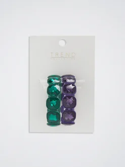 Pack Of Bracelets With Crystals|Parfois Outlet