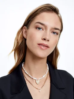 Pack Of Necklaces With Freshwater Pearl|Parfois Discount