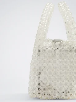 Party Handbag With Beads|Parfois Flash Sale