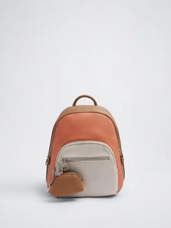Patchwork Backpack With Pendant|Parfois Cheap