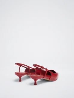 Patent Finish Slingback High Heel Shoes|Parfois Online