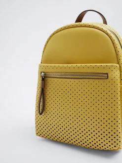 Perforated Detail Backpack|Parfois Clearance