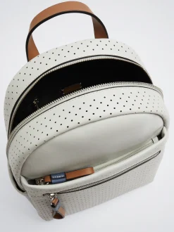 Perforated Detail Backpack|Parfois Shop