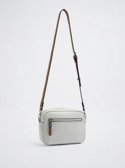 Perforated Detail Crossbody Bag|Parfois Fashion