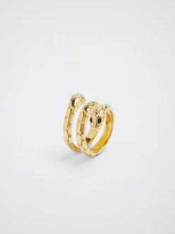 Pinky Finger Stainless Steel Snake Ring|Parfois Sale