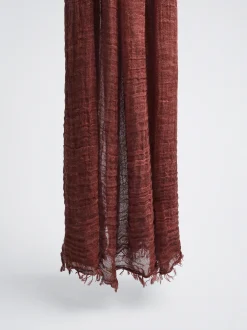 Plain Pashmina With Frayed Detailing|Parfois Store