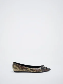 Pointy Ballerina With Bow|Parfois Store