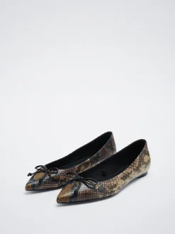 Pointy Ballerina With Bow|Parfois Store