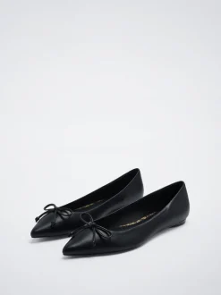 Pointy Ballerina With Bow|Parfois Discount