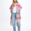 Poncho With Fringes|Parfois Store