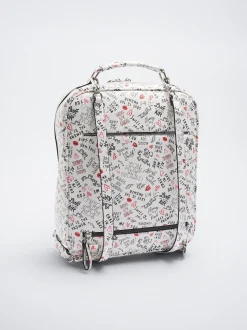 Printed Backpack For 13&rdquo; Laptop|Parfois Sale