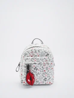 Printed Backpack With Coin Purse|Parfois Cheap