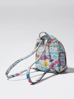 Printed Backpack With Mobile Phone Case|Parfois Shop