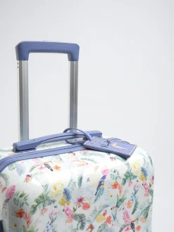 Printed Cabin Trolley|Parfois Online