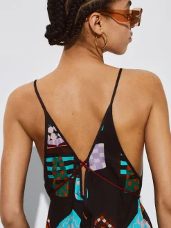 Printed Cotton Dress|Parfois Sale