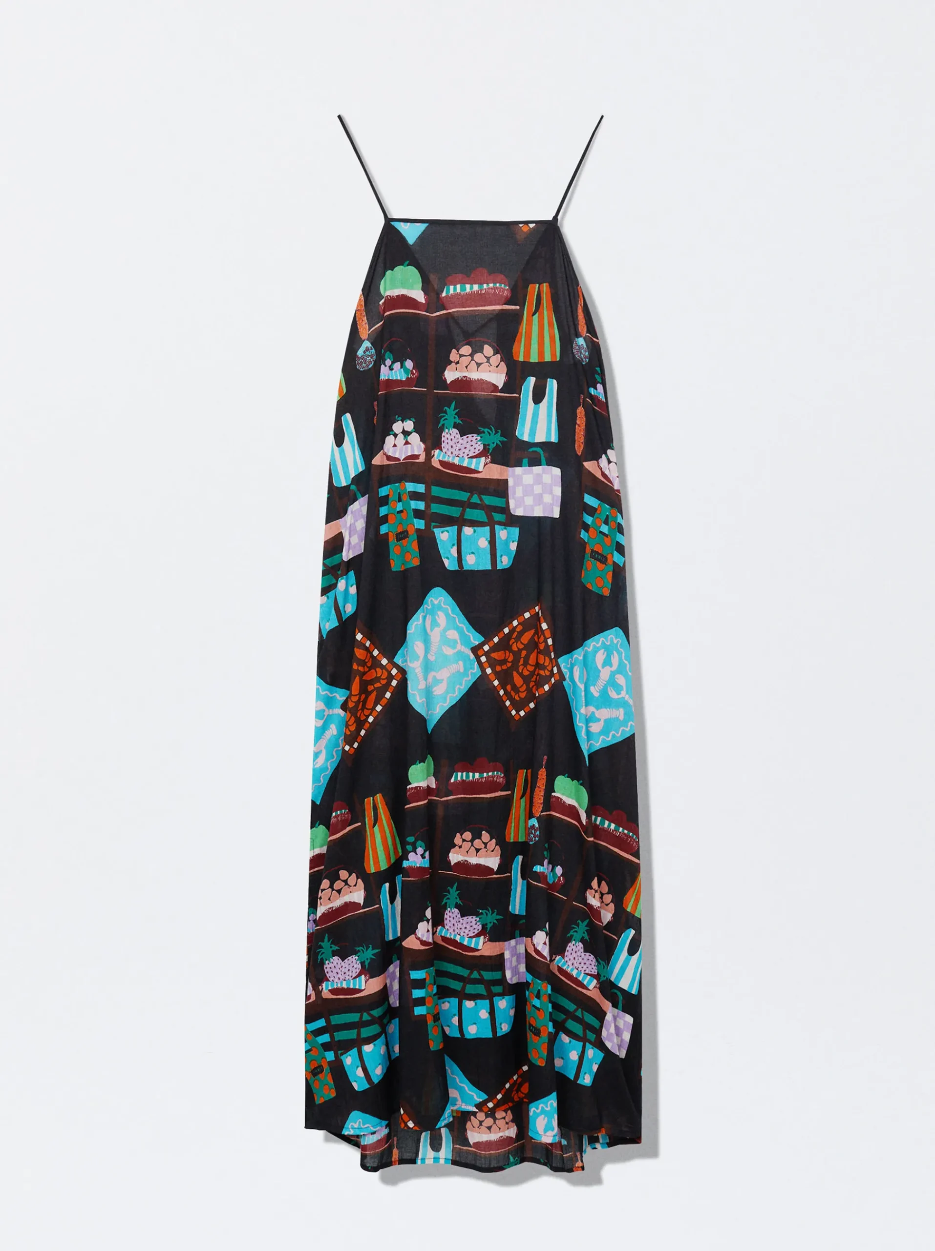 Printed Cotton Dress|Parfois Sale
