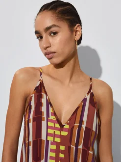 Printed Long Dress|Parfois Sale