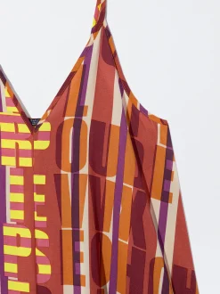 Printed Long Dress|Parfois Sale