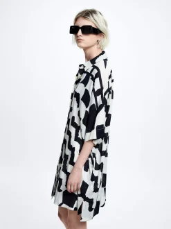 Printed Modal Shirt Dress|Parfois Cheap