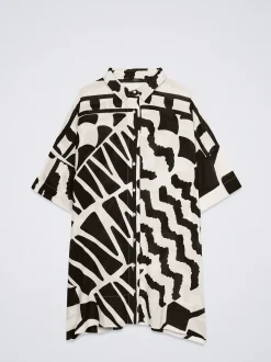 Printed Modal Shirt Dress|Parfois Cheap