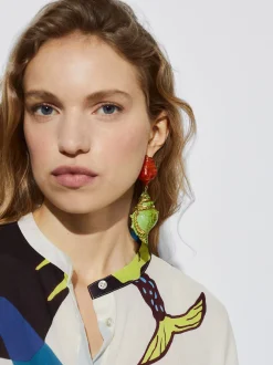Printed Shirt Dress|Parfois Outlet