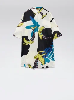 Printed Shirt Dress|Parfois Outlet