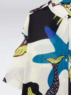Printed Shirt Dress|Parfois Outlet