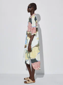 Printed Shirt Dress|Parfois New