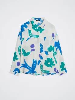 Printed Shirt With Pockets|Parfois Shop