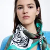 Printed Square Neckerchief|Parfois Outlet