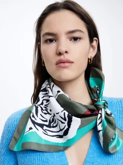 Printed Square Neckerchief|Parfois Outlet