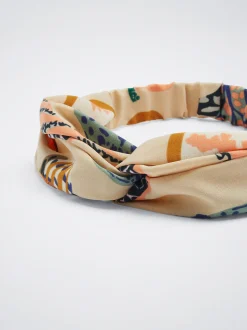 Printed Turban-Style Headband|Parfois Flash Sale