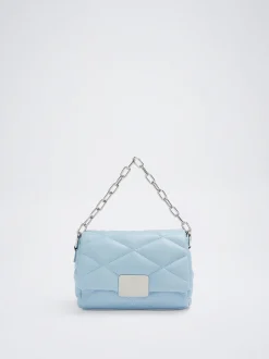 Quilted Crossbody Bag With Chain|Parfois Best Sale